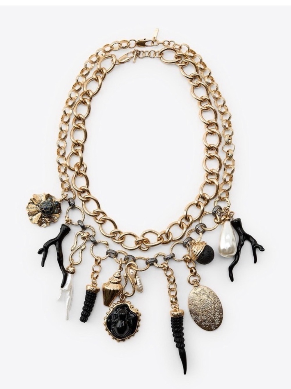 🔥🔥Zara pack of two necklaces